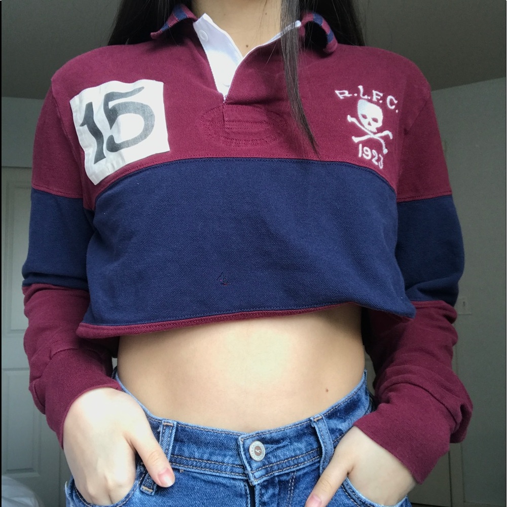 polo Ralph Lauren quarter button up in medium